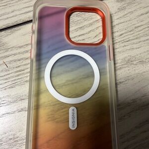 Gradient MagSafe-Compatible Phone Case - Orange Accent